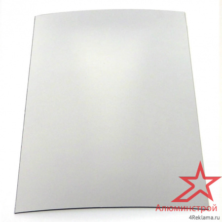 Зеркальный полистирол GEBAU 2000x1000x1 серебро