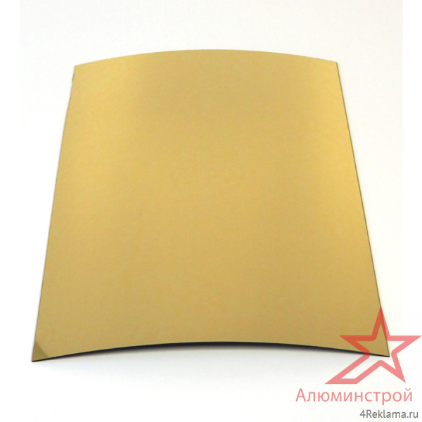 Зеркальный полистирол GEBAU 2000x1000x1 золото